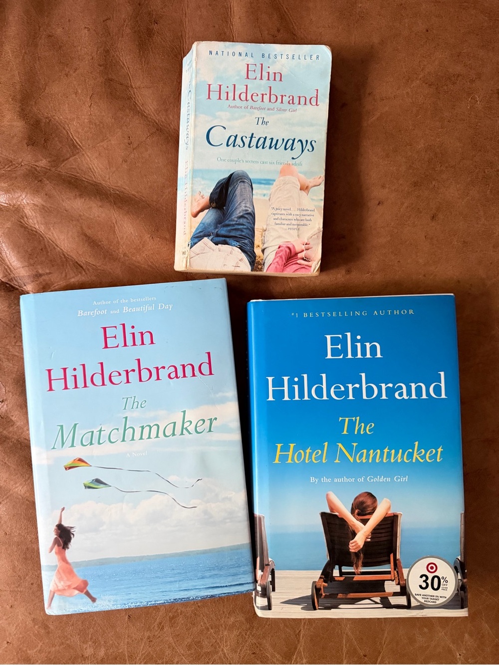 3 Elin Hilderbrand Novels Fiction hardcover paperback books beach reads